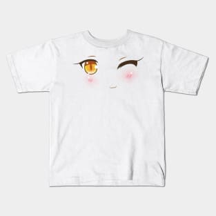 Anime eyes wink Kids T-Shirt